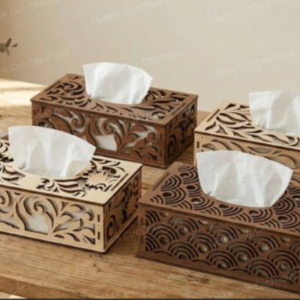 Decorative Wooden Tissue Box