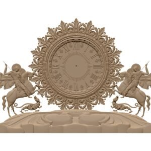3D Wall Clock Design 3