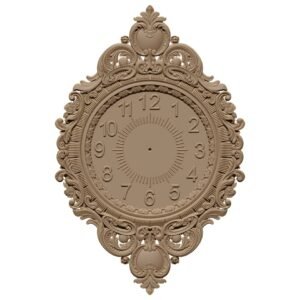 3D Wall Clock Design 5