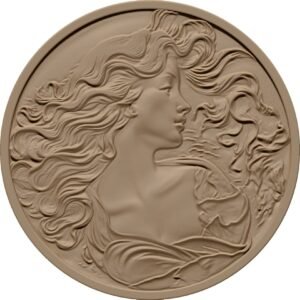 Girl Art painting 3D Model